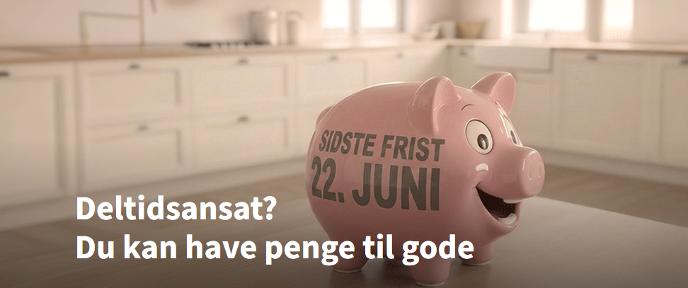 Deltidsansat-Penge til gode?